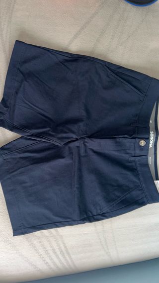 Pantalón Corto Traje Sonoma Azul Talla M 32