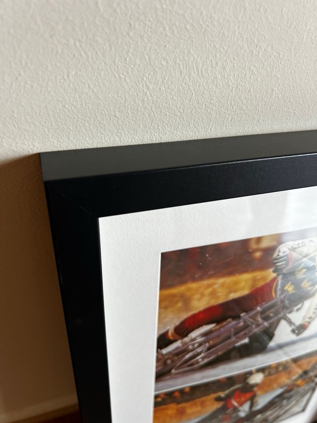 Cuadro de Moto hielo Vintage