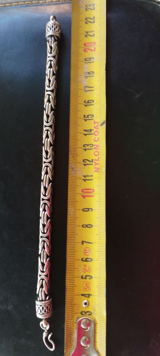 Bracciale bizantino in argento