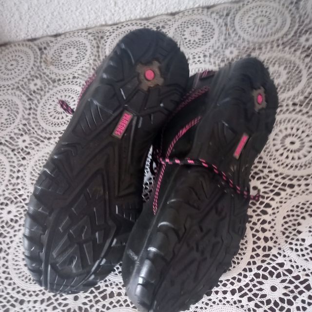 Zapatos PAREDES Talla 37 Negros y Rosas