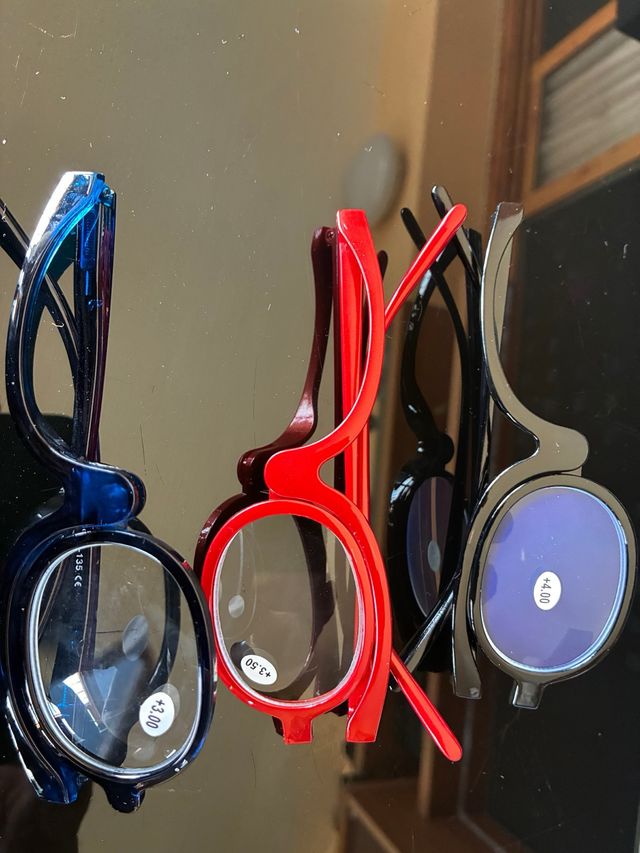 Gafas de maquillaje varios colores y aumentos