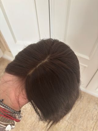 Peluca Pelo 100% Natural Castaño