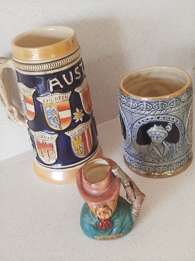 LOTE  jarras cerveza vintage