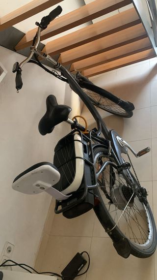 Bicicleta Eléctrica B-twin Gris