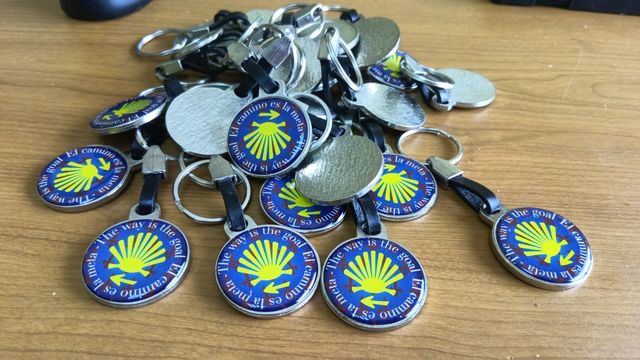 Lote 25 Llaveros Camino de Santiago