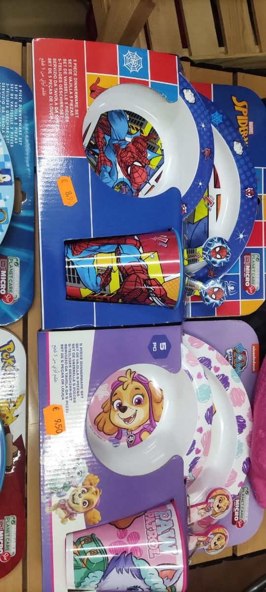 Set Vajilla Sonic The Hedgehog Infantil