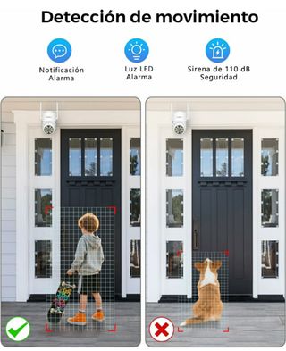 Cámara Vigilancia 1080P WiFi Exterior e Interior 