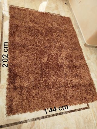 Alfombra salón marrón 202x144 cm