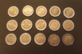 Lote de monedas J