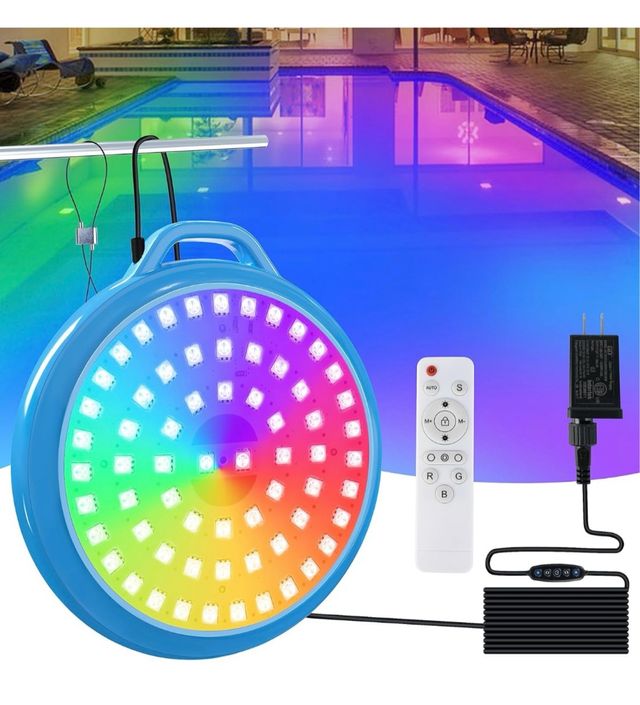 Luces LED para Piscina RGB Control Remoto