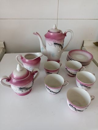 Juego de té chino con 5 tazas