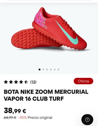 Botas de fútbol multitaco Nike