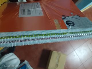 Cuaderno lamela lapiz 9 Unidades