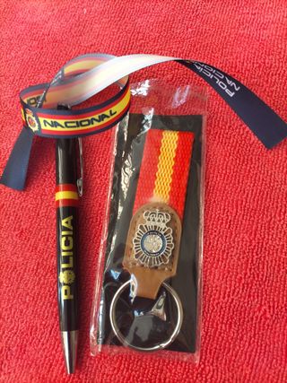 Set Llavero y Bolígrafo Policía Nacional