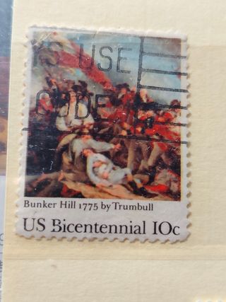 Sello US Bicentennial 10c