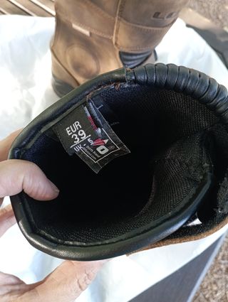 Botas de moto trail altas. Talla 39