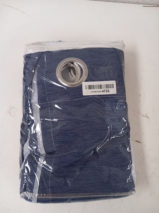 MIULEE Cortinas Salon Blanco y Azul