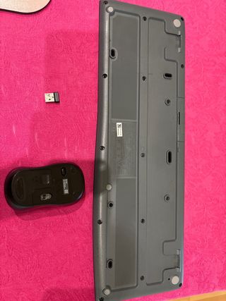 Teclado y Ratón Inalámbrico Logitech Negro