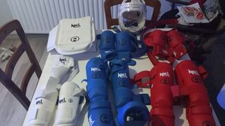 Protecciones Karate NKL Talla S Homologadas