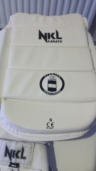 Protecciones Karate NKL Talla S Homologadas