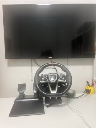Xbox One + Volante y Pedales + TV