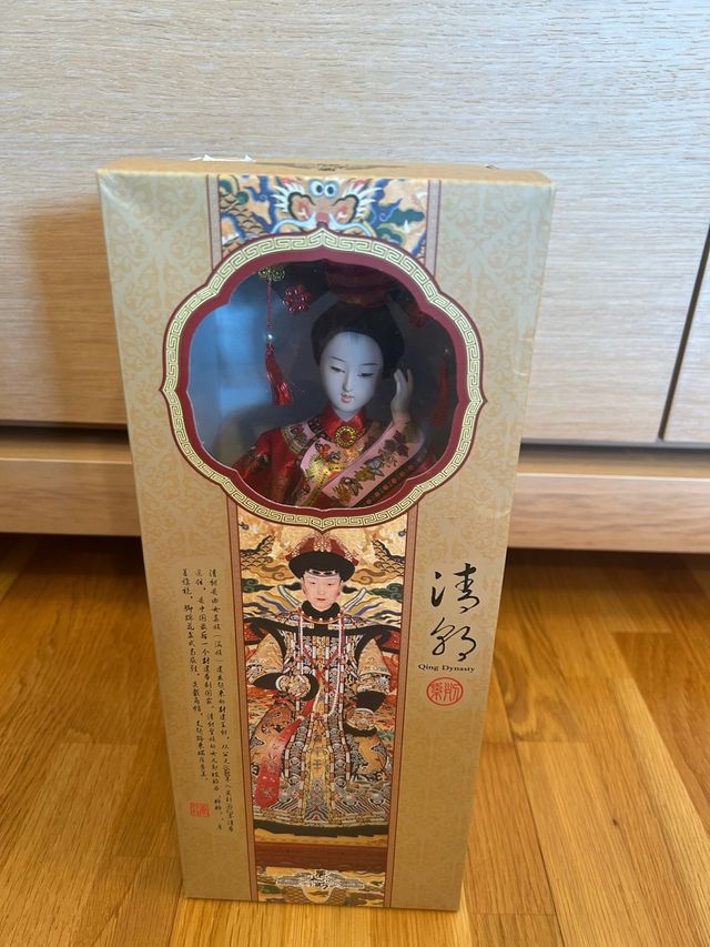 Muñeca china Qing Dynasty decoración