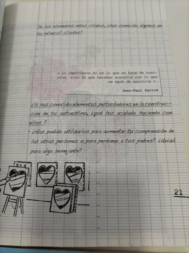 Cuaderno de ejercicios para cultivar la alegría...