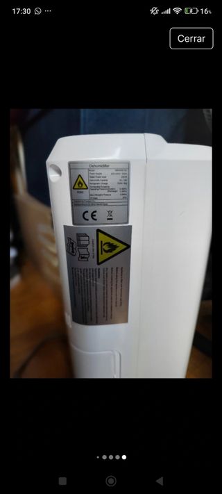 Deshumidificador MYWAVE 10L