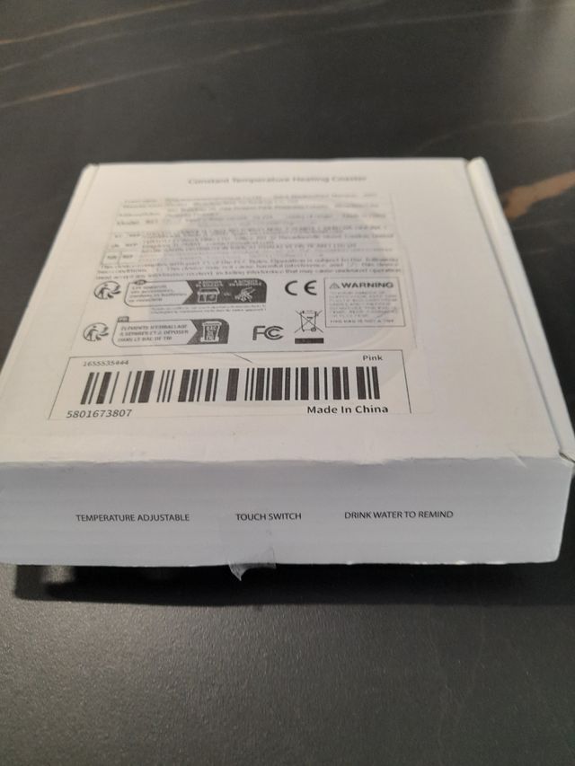 Calentador de tazas rosa