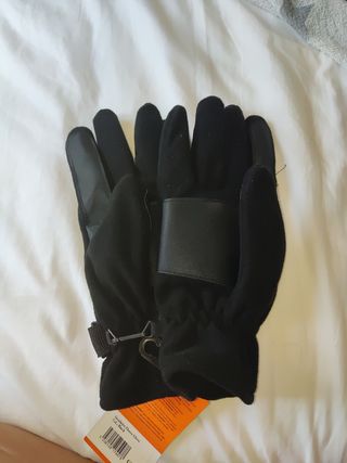 Guantes de trabajo polares negros