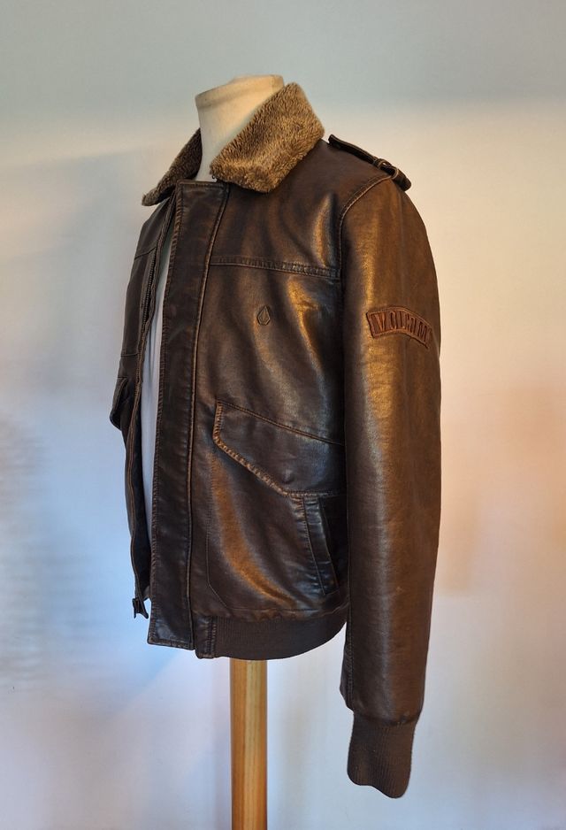 Cazadora Bomber Volcom Marrón