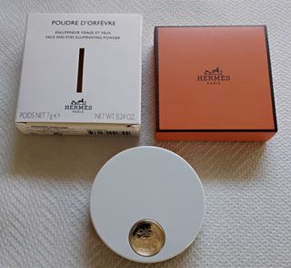 Hermes Poudre d'Orfèvre Or Permabrass Highlighter de segunda mano