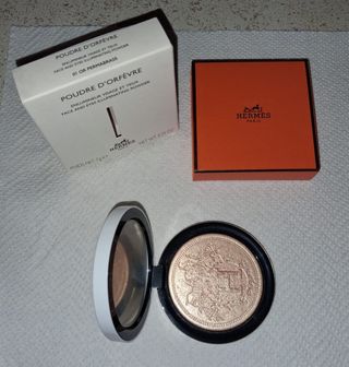 Hermes Poudre d'Orfèvre Or Permabrass Highlighter de segunda mano