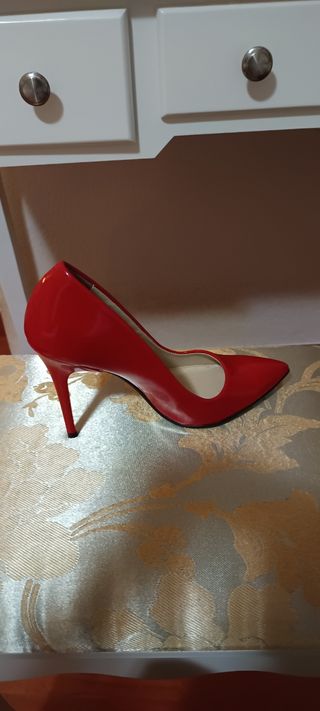 Scarpe donna rosse tacco alto
