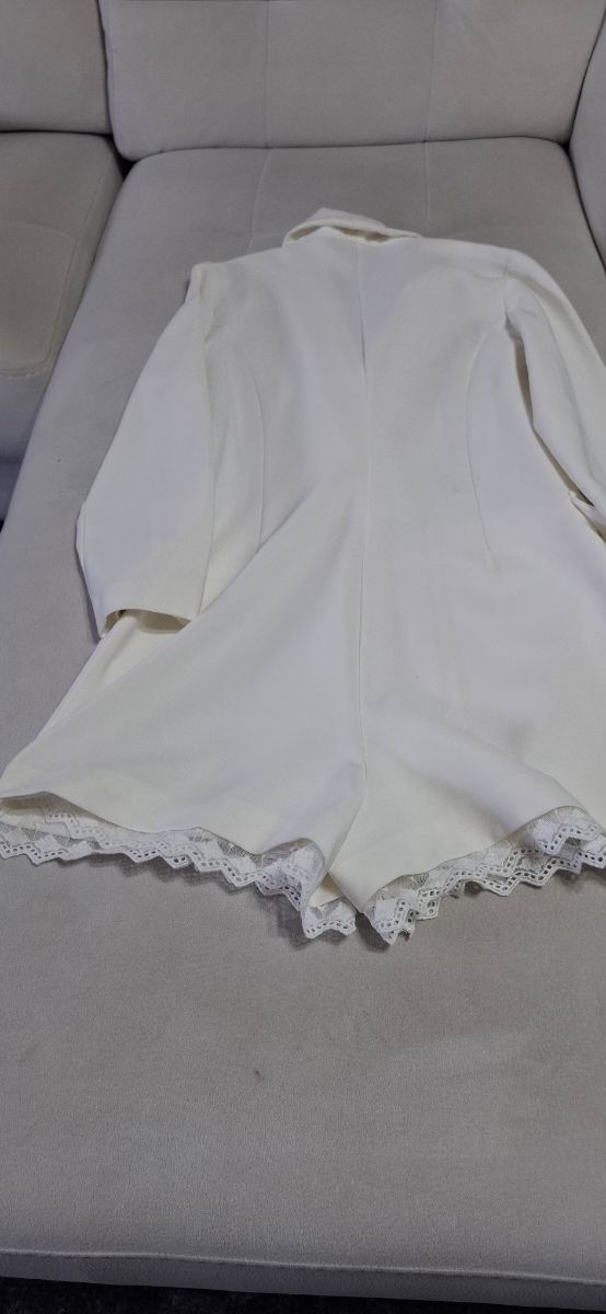 Macacão Ferrache Branco Tamanho M