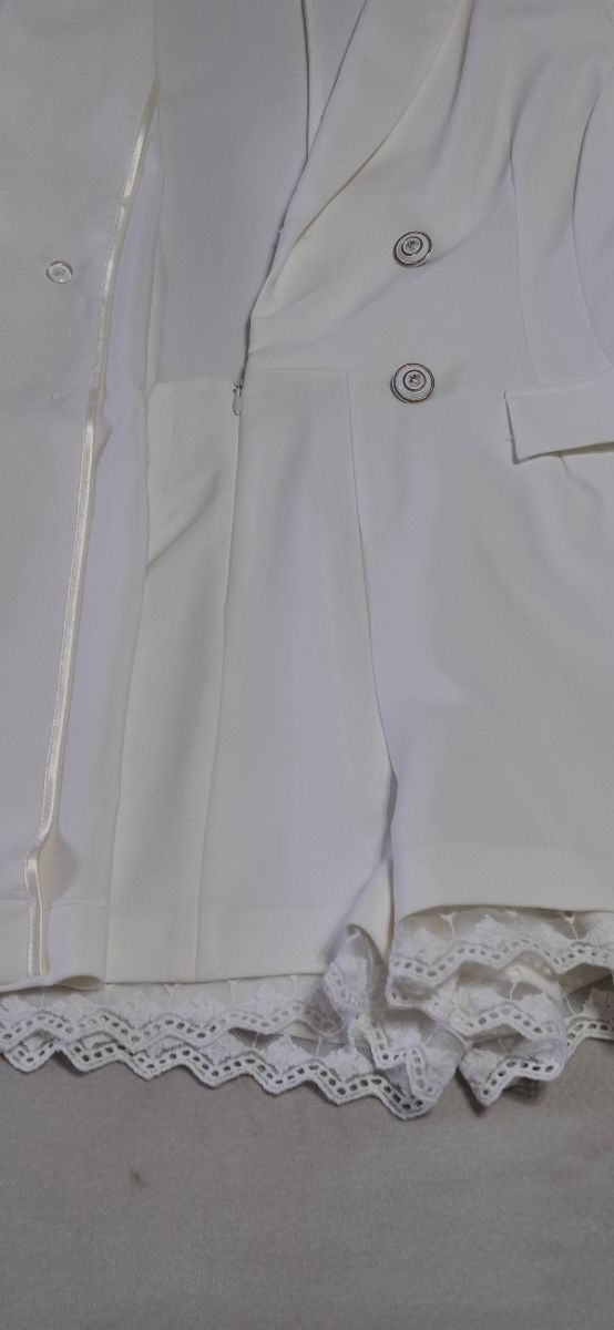 Macacão Ferrache Branco Tamanho M