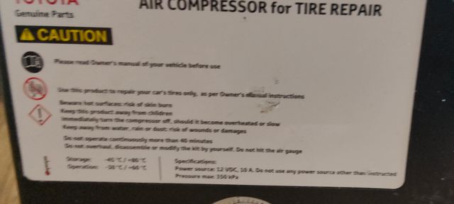 Compressore partatile per automobile