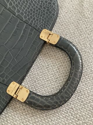 Borsa Shopper Emporio Armani Grigia