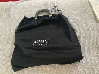 Borsa Shopper Emporio Armani Grigia