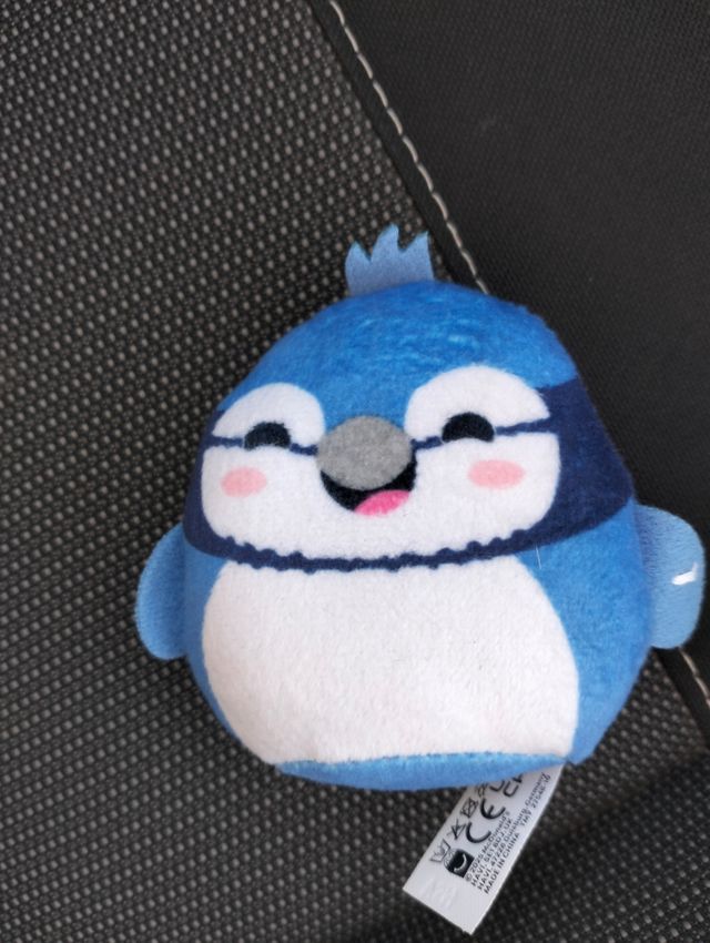 Peluche squishmallows  piccolo uccello blu