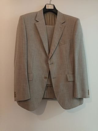 Traje de chaqueta gris hombre Talla 50