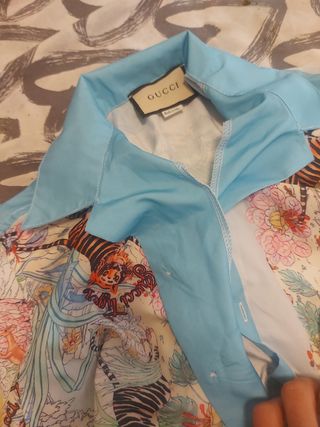Conjunto Gucci Estampado Tigres y Flores