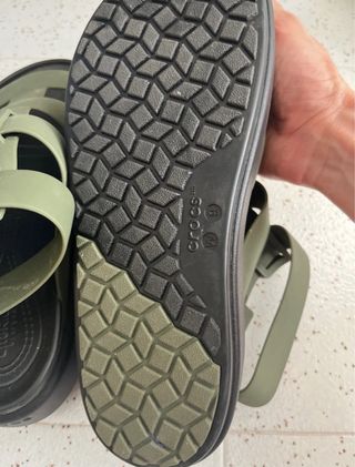 Crocs Brooklyn Gladiator Talla 40 Verde Oliva