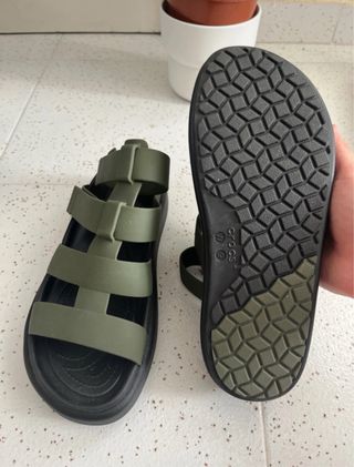 Crocs Brooklyn Gladiator Talla 40 Verde Oliva