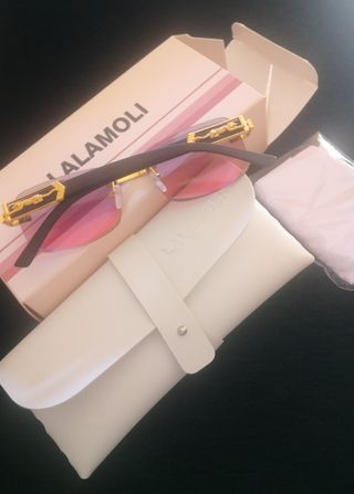 Gafas de sol LALAMOLI doradas y rosas