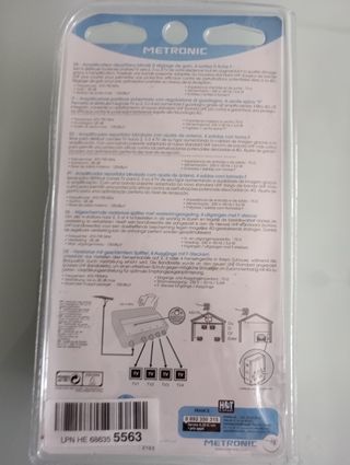 Amplificador TV Metronic 28dB 4 Salidas 4G/5G LTE