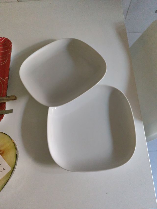 Platos IKEA 365 Porcelana Blanca