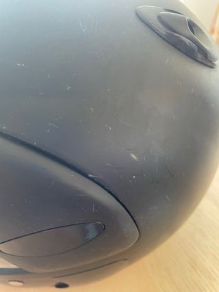 Casco de moto negro MT Helmet con visera
