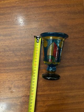 calice Multicolor artigianale in vetro