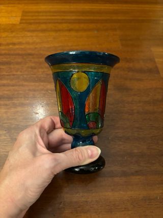 calice Multicolor artigianale in vetro